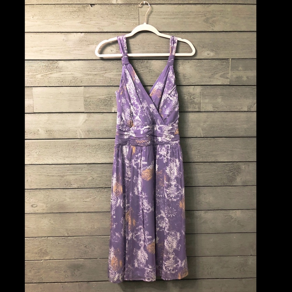 NWT To the Max by BCBG Iris Silk Dress Sz 6 Spring Summer Wedding Party Vacation - Picture 1 of 6